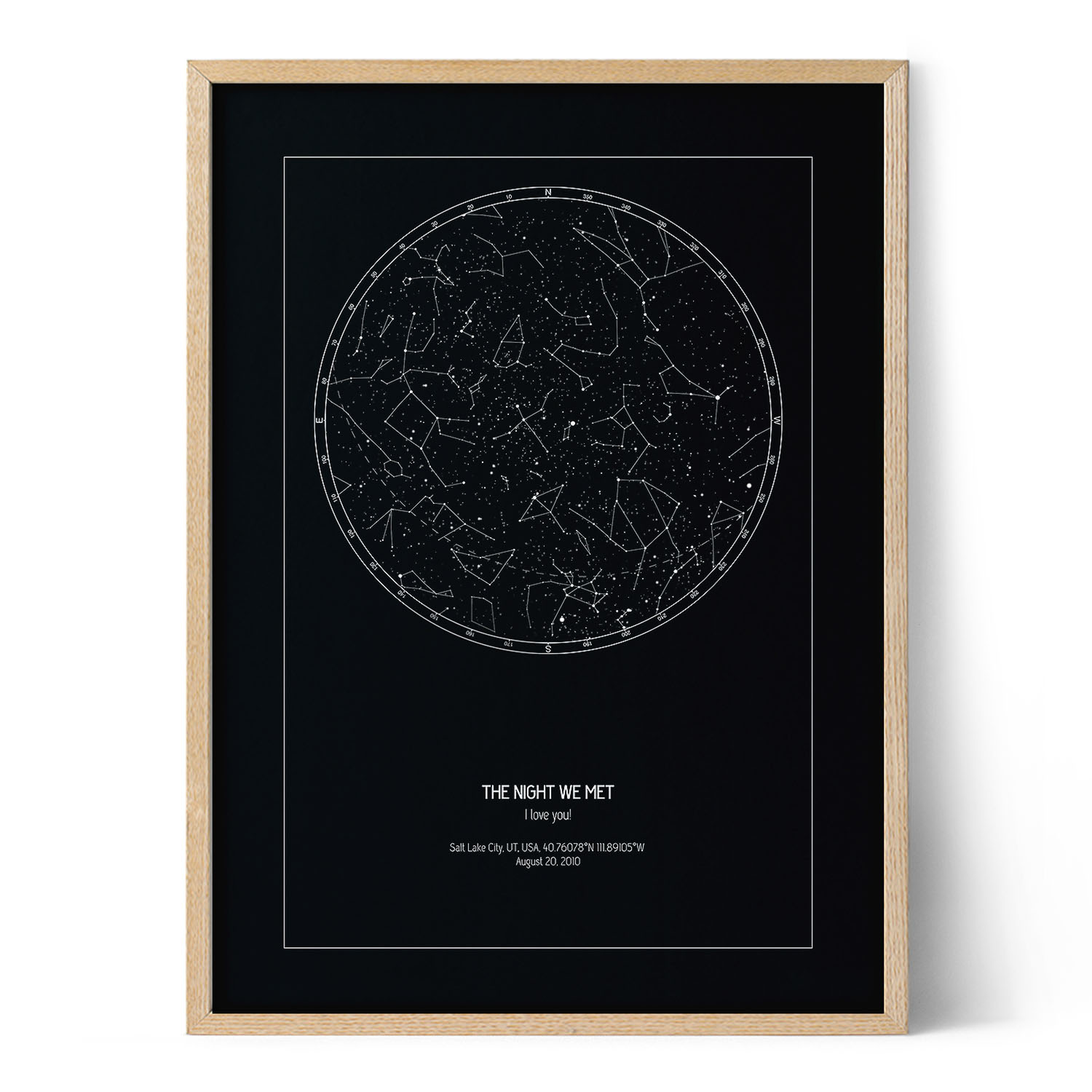 The Stars The Night We Met | Positive Prints