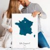 Carte Aquarelle Engagement