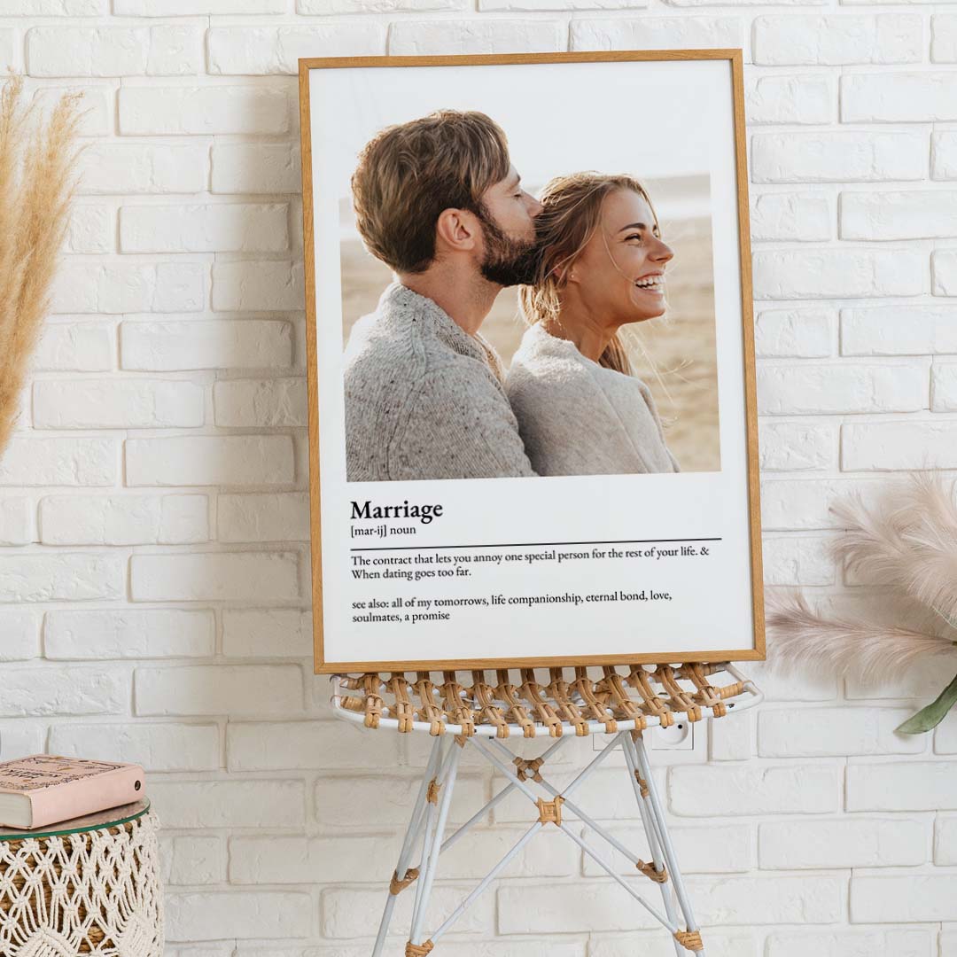 Marriage Definition Poster - Positive Prints