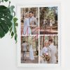 Mr & Mrs 4 Photo Collage Poster
