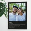 Poster mit Definition Liebe