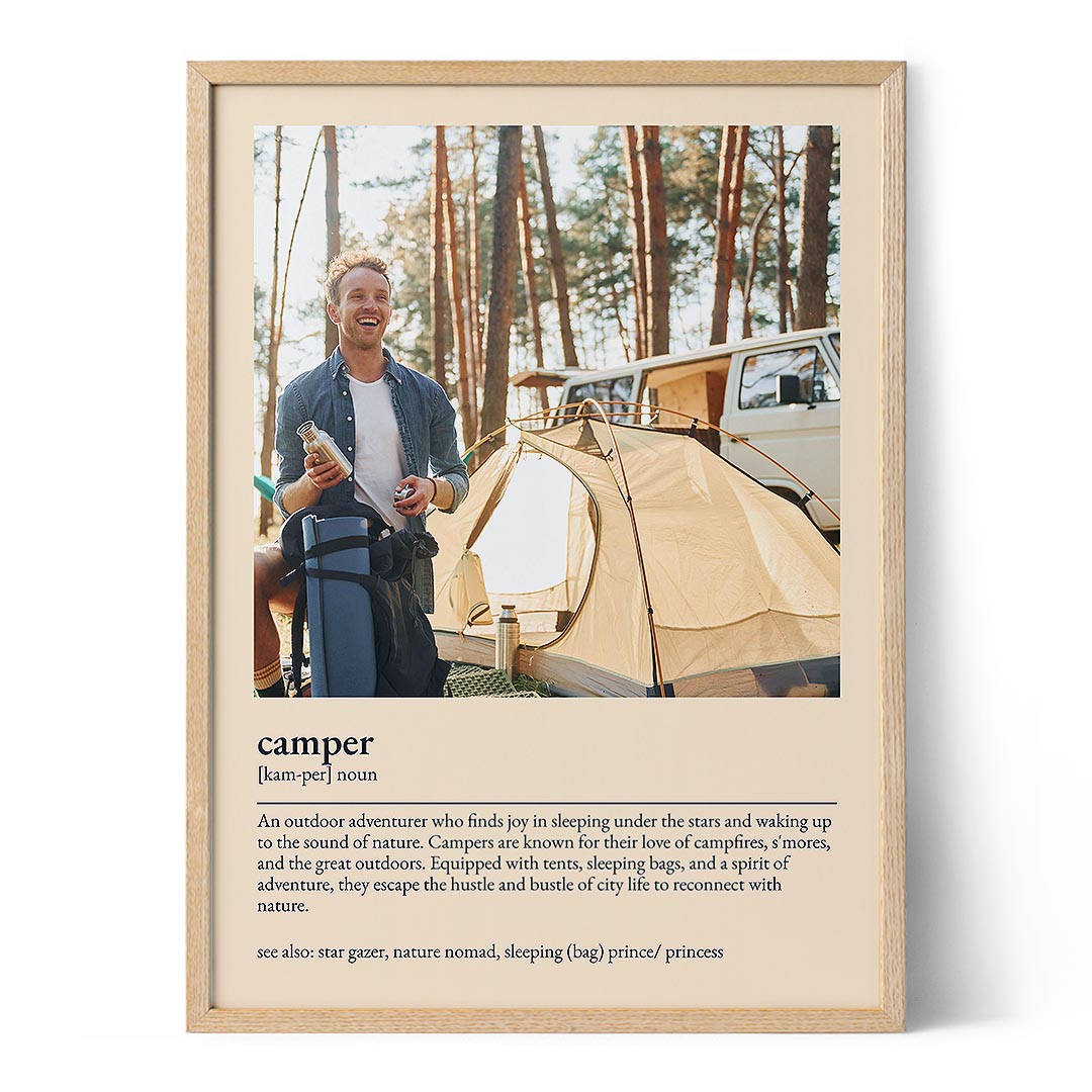 Camper Definition Poster Positive Prints