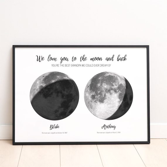 Two Moons for Grandpa - Positive Prints
