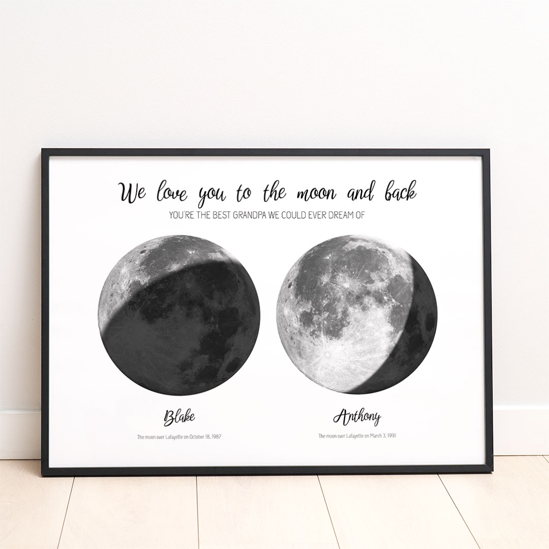 Two Moons for Grandpa - Positive Prints