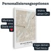 Kartenleinwand Personalisierung