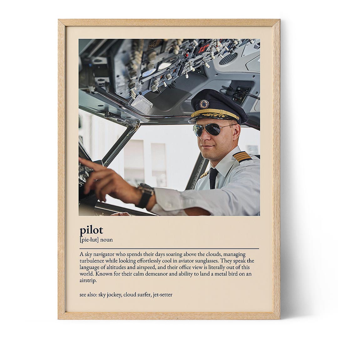 Pilot Definition Poster - Positive Prints