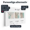 Trippel kartduk – personalisering