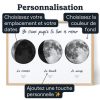 Trois phases de la lune – personnalisation