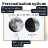 two moon phases - personalisation