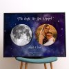 Engagement Night Moon Phase with Photo