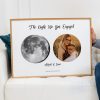Engagement Night Moon Phase with Photo