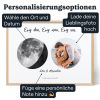 Mondphase Der Verlobungsnacht Mit Foto — personalisiertes Mondphasen-Poster - Schweiz