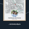 mapa plakat nasze pierwsze spotkanie