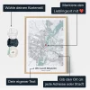 Wo Alles Begann Karte — personalisierter Karten-Druck - Schweiz