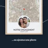 Carte Nos Fiançailles fr photo