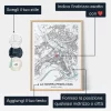 Mappa Della Nuova Casa — regalo personalizzato per lui