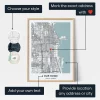 New Home Map — personalised custom map poster