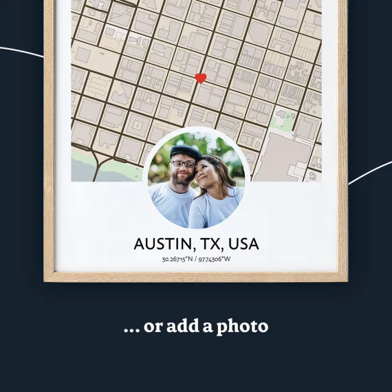 custom map en photo