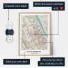 Wedding Map Gift — personalised wedding gift print