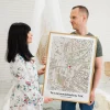 Tu Się Pobraliśmy – Personalizowana Mapa — personalizowany prezent ślubny