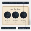 Dreifache Sternenkarte — personalisiertes Sternenkarten-Poster - Schweiz