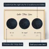 Triple Star Map — personalised star map print