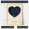 Sterrenkaart Voor Jubileum — gepersonaliseerde sterrenkaart print