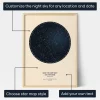 Gepersonaliseerde Sterrenkaart — gepersonaliseerde sterrenkaart print