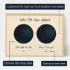 Double Star Map — personalised star map print
