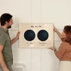 Mapa Estelar Doble — impresión personalizada mapa estelar