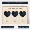 Potrojna Mapa Gwiazd Dla Mamy — personalizowana mapa gwiazd