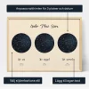 Trippel Stjarnkarta — personlig stjärnkarta poster