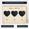 Drie Sterren Map Voor Mama — gepersonaliseerde sterrenkaart print
