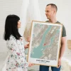 Our First Date Map — personalised map of where you first met