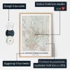 Mappa Del Primo Appuntamento — stampa personalizzata del luogo del primo incontro
