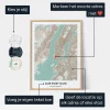 Onze Eerste Afspraak Map — gepersonaliseerde kaart van de ontmoetingsplaats