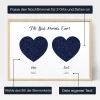 Doppelsternkarte Fuer Mama Und Papa — personalisiertes Sternenkarten-Poster - Schweiz