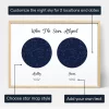 When The Stars Aligned — personalised star map print