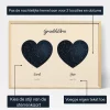 Dubbele Sterren Kaart Grootouders — gepersonaliseerde sterrenkaart print