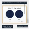Wanneer De Sterren Uitgelijnd — gepersonaliseerde sterrenkaart print