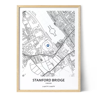 Chelsea FC Stamford Bridge Stadium Map