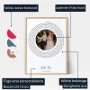 Songtext Zum Ersten Tanz Mit Foto — personalisiertes Schallwellen-Poster - Schweiz
