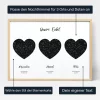 Dreifache Sternenkarte Fuer Enkelkinder — personalisiertes Sternenkarten-Poster - Schweiz