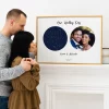 Stars On Wedding Day with Photo — personalised wedding gift print