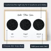 Met Engaged Married Star Map — personalised star map print