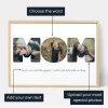 Mom Letter Photo Collage — personalized photo wall art print