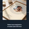 EN_song lyrics_Custom Song Lyrics Art with Photo