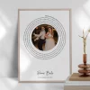 Primer Baile con Foto — impresión personalizada onda sonora