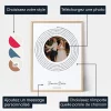 Premiere Danse Avec Photo — affiche personnalisée d'onde sonore