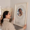 Anpassad vinylkonst för låttexter — personlig ljudvåg poster